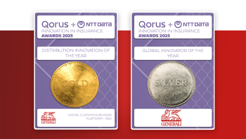 Generali honoured at the 2025 Qorus Innovation in Insurance Awards