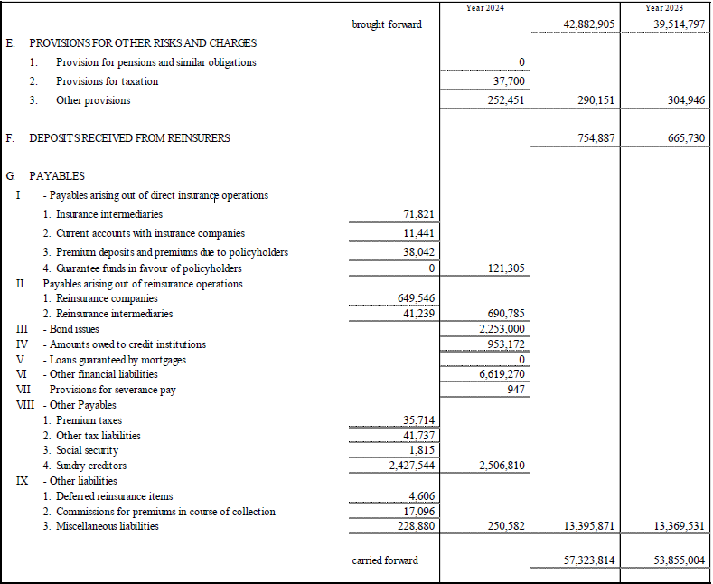 Parent Company’s Balance Sheet and Income Statement (17)